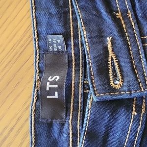 Long Tall Sally dark blue jeans size 10 38 inch inseam